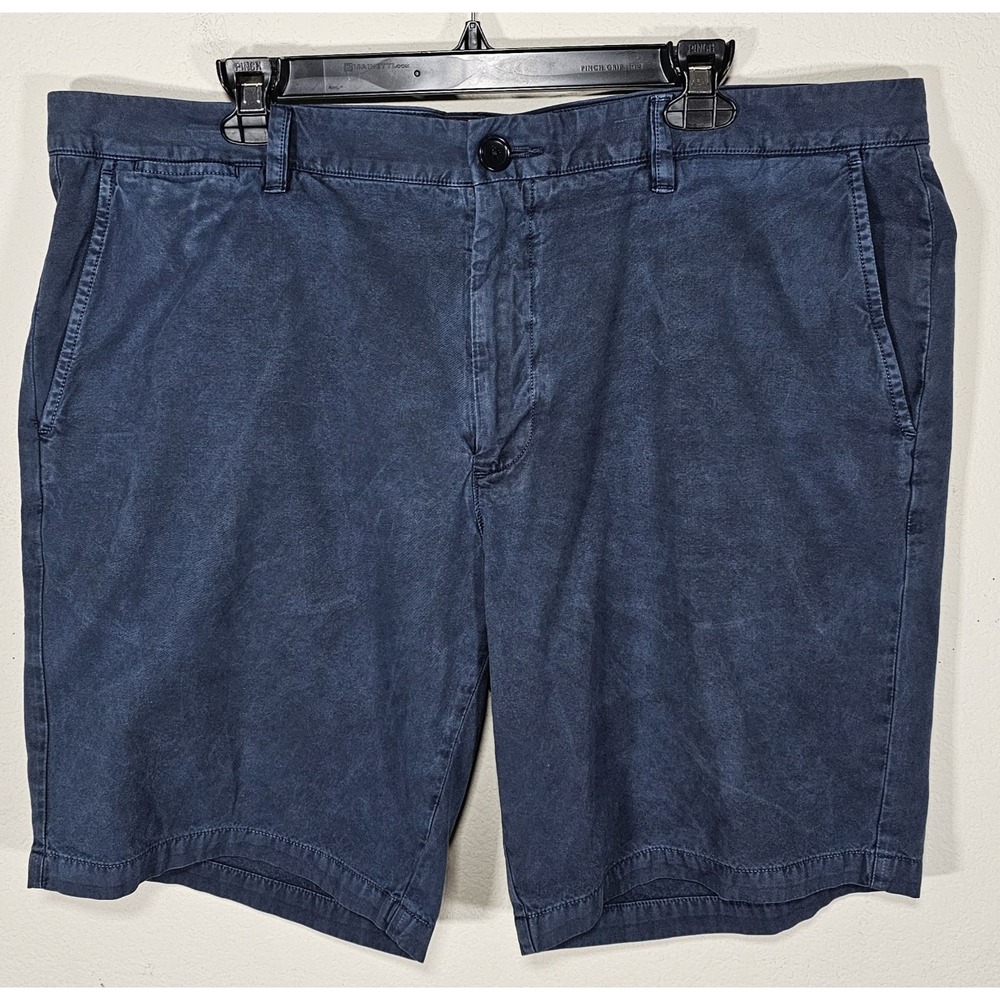 Untuckit Chino Shorts Regular Fit Mens Sz 40x9" Golf Flat Front‎ Avalon Navy